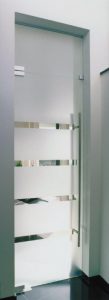 gezandstraald glas binnendeur